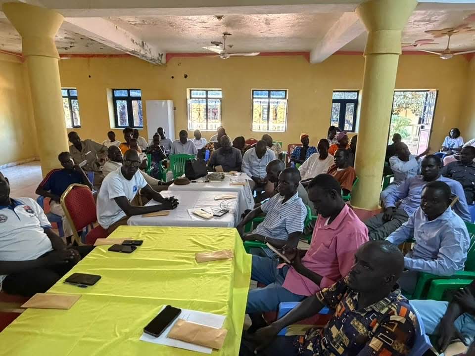 Community members gathered for a HOFAD training session