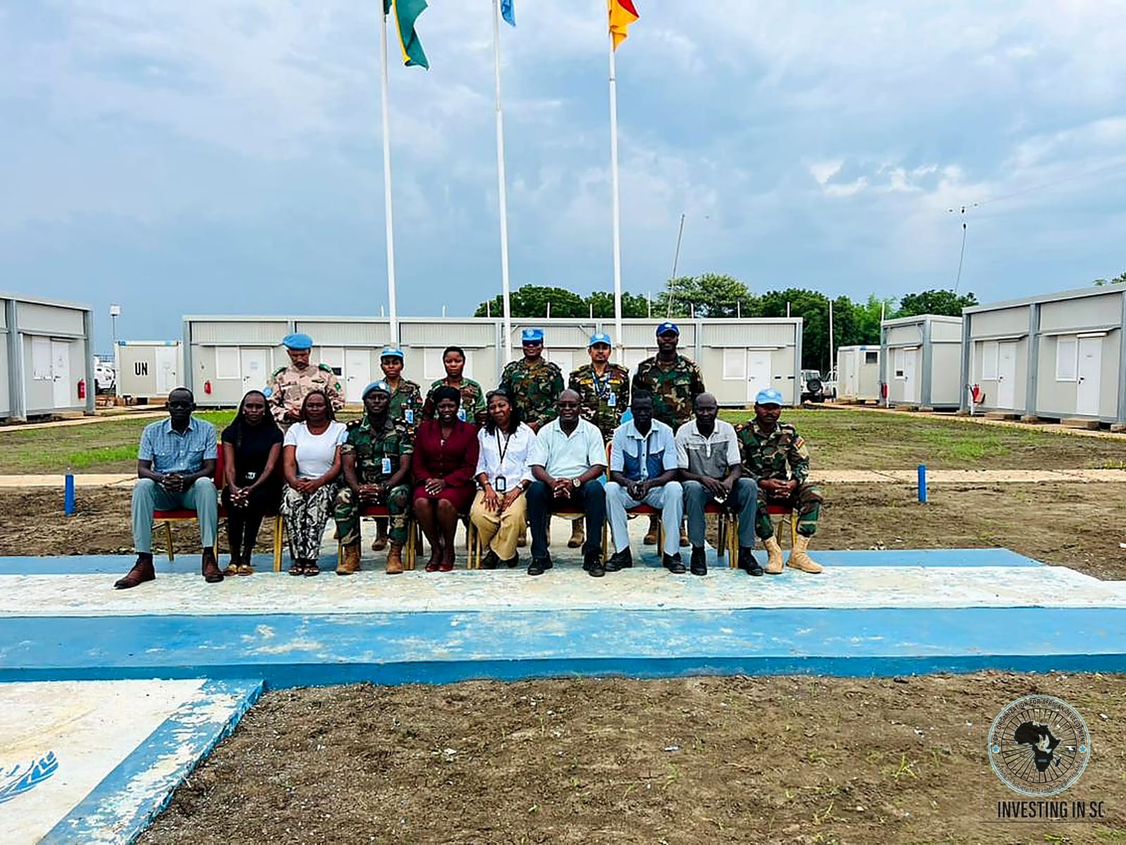 HOFAD team at a UN compound in South Sudan