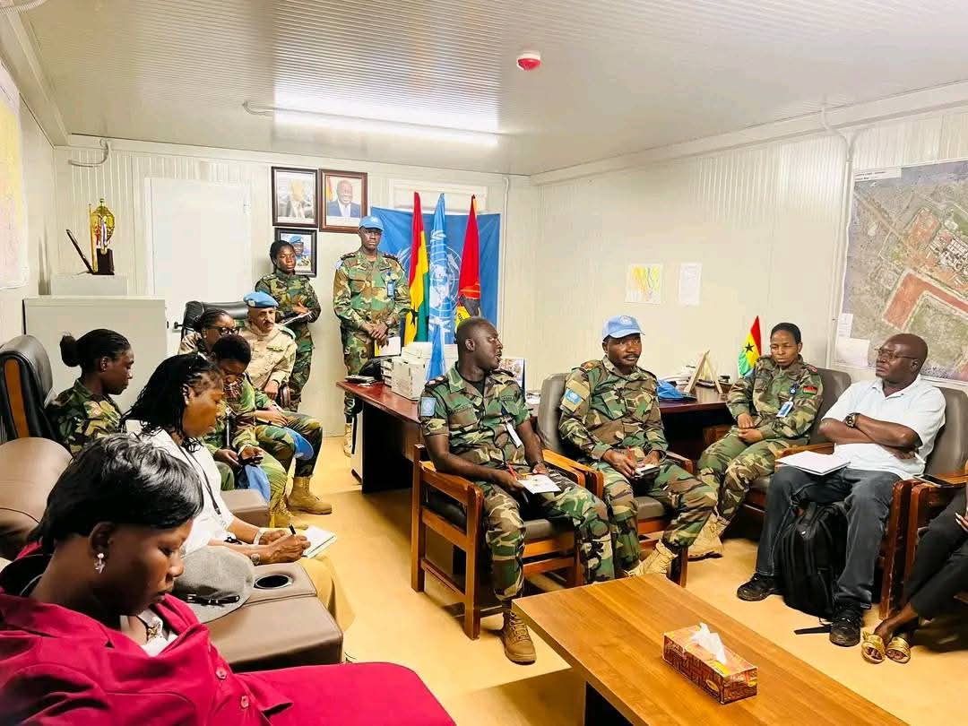 HOFAD in a meeting with UN peacekeeping officers