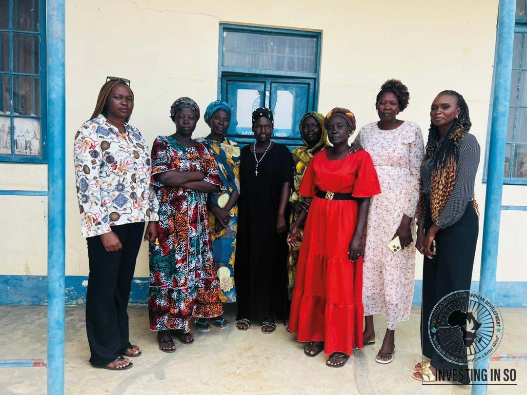A women's group HOFAD partners with at Ayeu Union